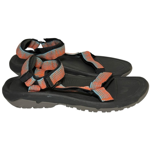 Teva M Hurricane XLT2 Sandals Mens 13 Orange Carrot Blue (1019234) Hiking - Picture 3 of 9